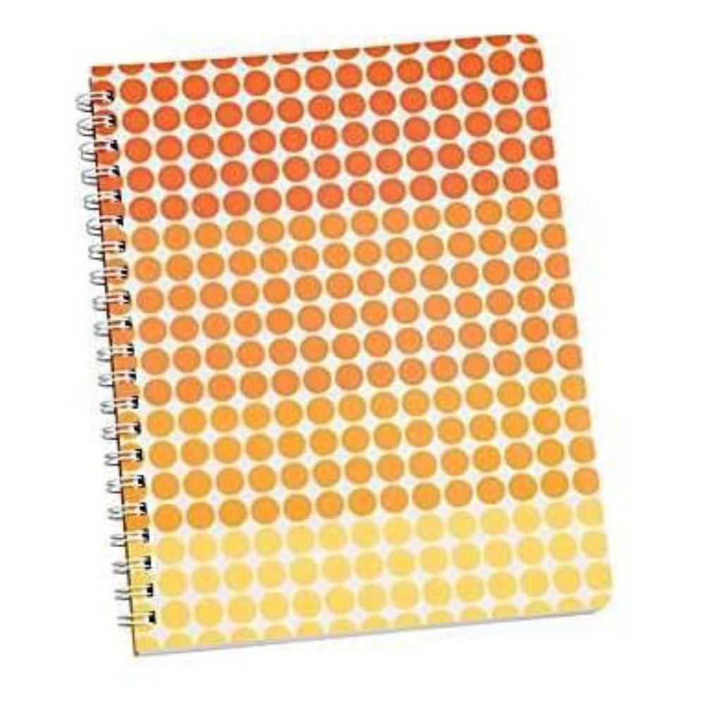 ✅SOLD✅ Brand new Martha Stewart Notebook, orange geometric polka dots